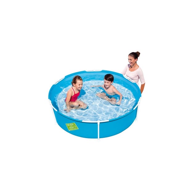 Piscina per Bambini Rotonda 152x38 h Struttura in Acciaio Acqua Steel Pro Frame