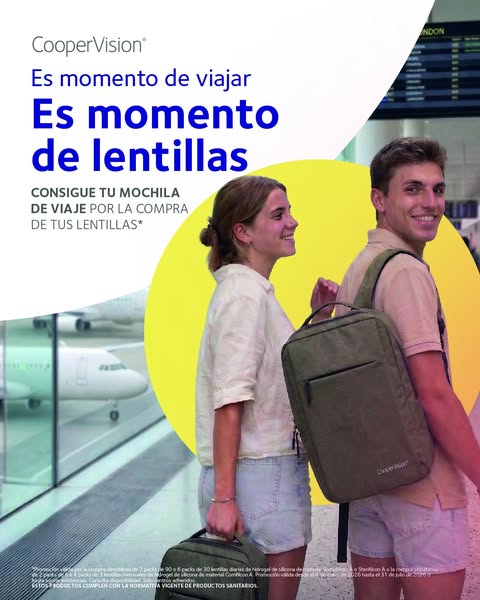 Llévate tu mochila de viaje en Óptica Óptima