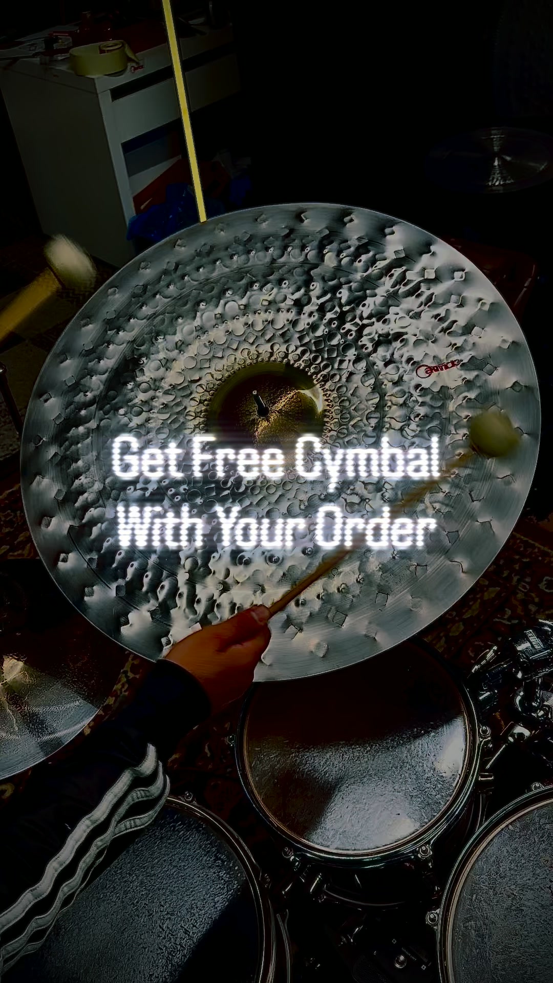 We double your order. Get up to 3 free cymbals.
