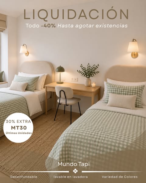 LIQUIDACIÓN + 30% EXTRA