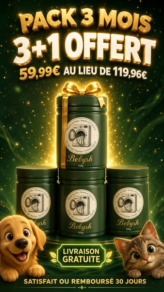 4 pots. 59,99€. Le 4ème est cadeau.