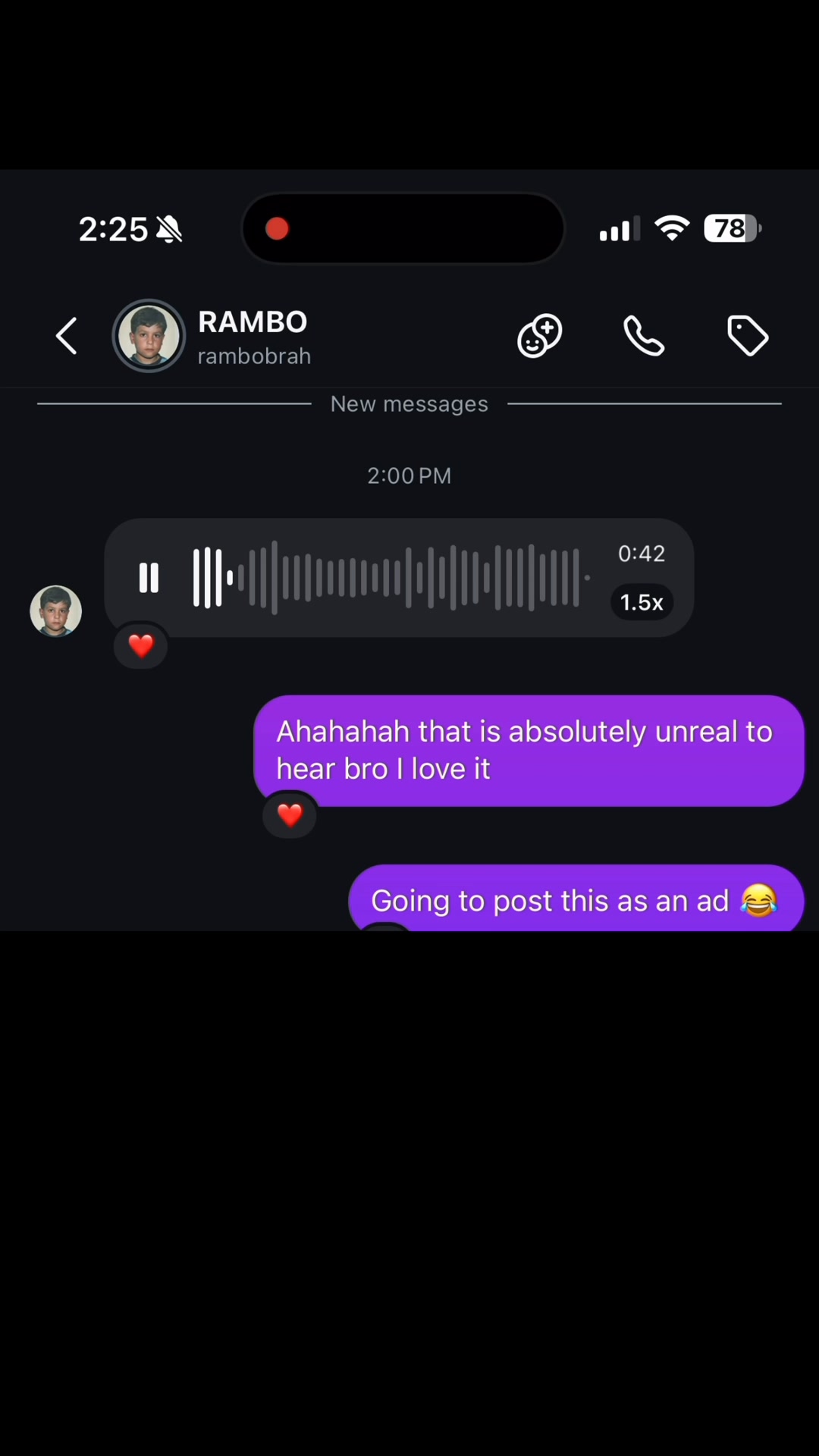 We Get Messages Like This.