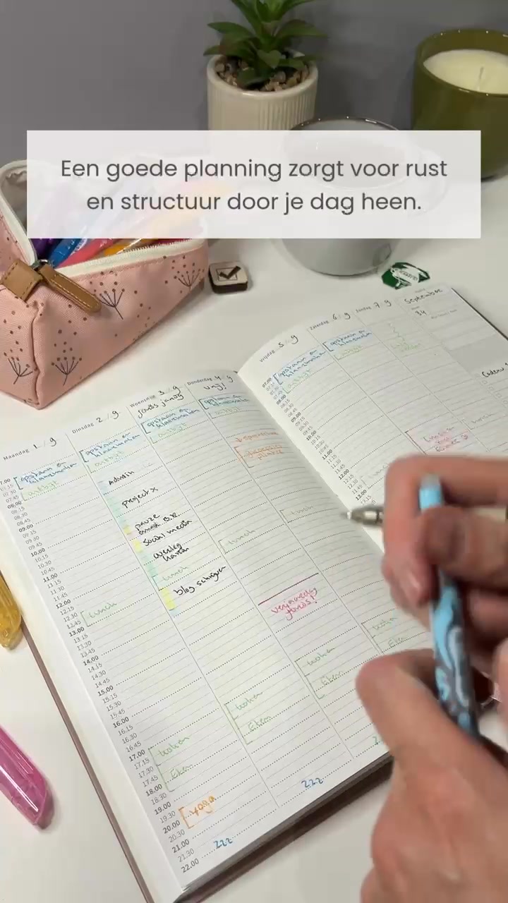 Studiechaos? Deze planner geeft je rust & overzicht.
