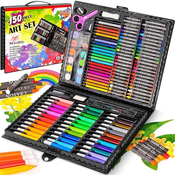 Set artistico da 150 pezzi