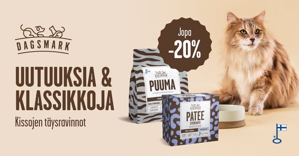 Lähiruokaa kissoille -20%