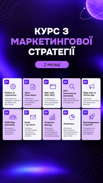 Курс: Маркетинг Стратегія