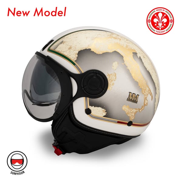 Casco Italia Bianco Orizzonte MM Independent