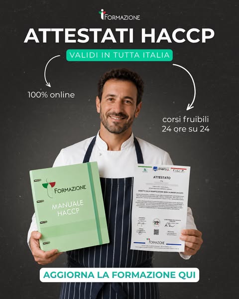 Corsi e Documentazione HACCP Italia
