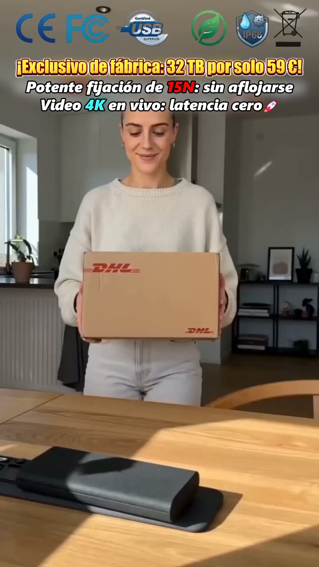 ¿Poco espacio en tus dispositivos? Prueba el SSD portátil magnético de gran capacidad!