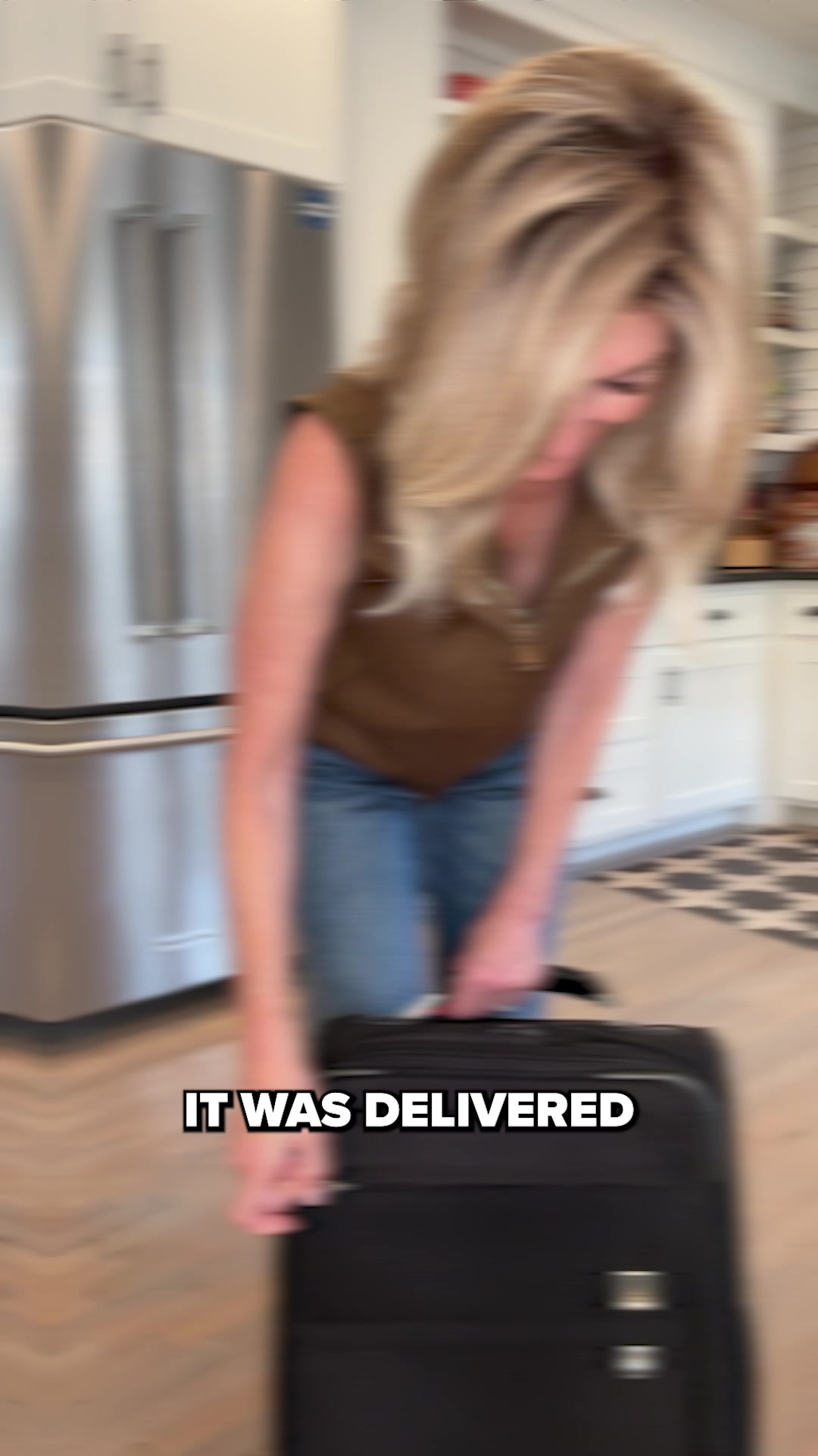 Her suitcase rode to the wrong hotel across town