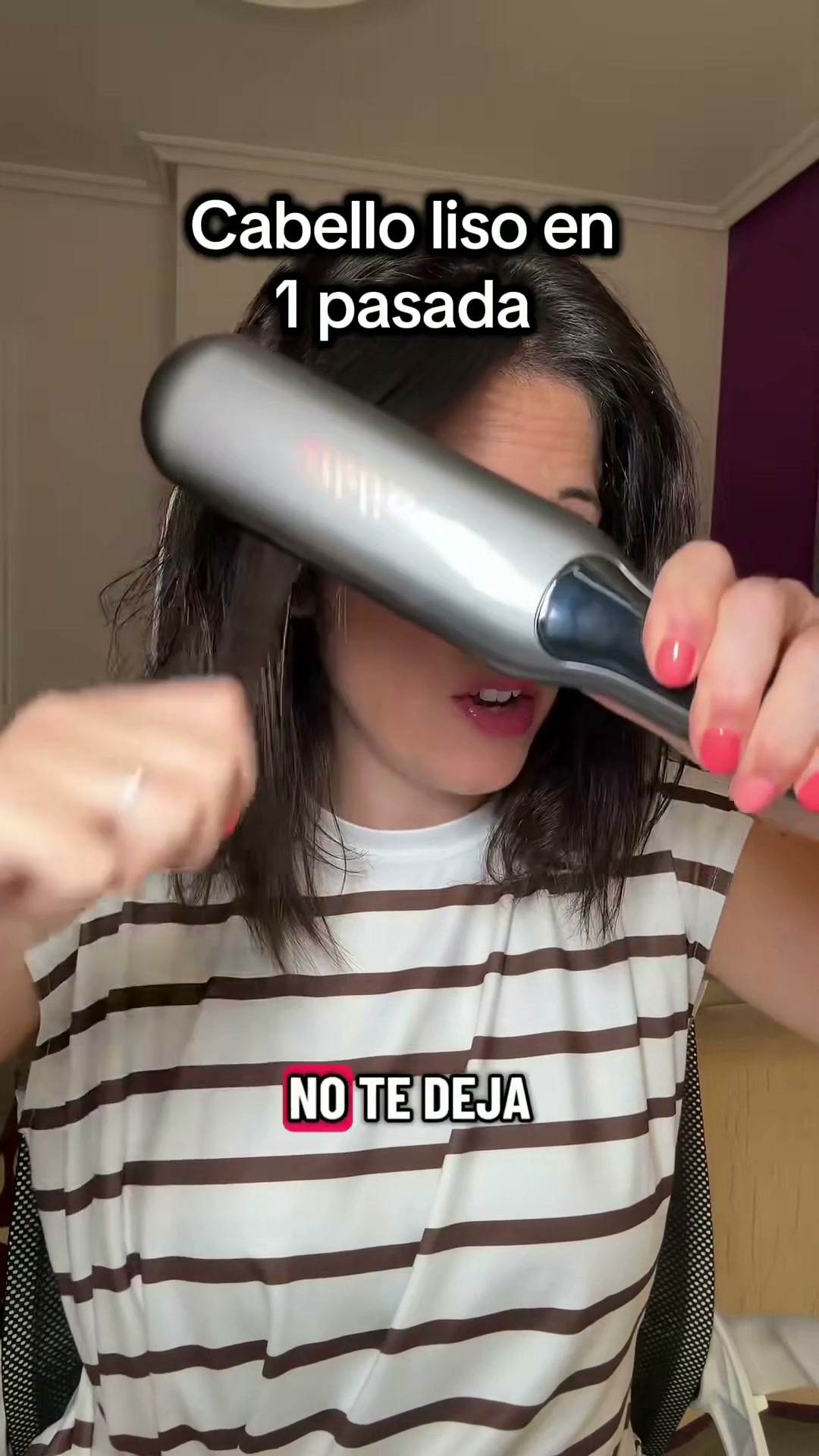 Liso y con brillo en una pasada