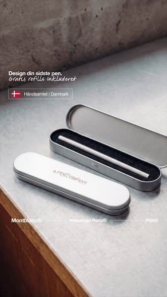 Din sidste kuglepen leveres nu også med en original Montblanc®-blækpatron.