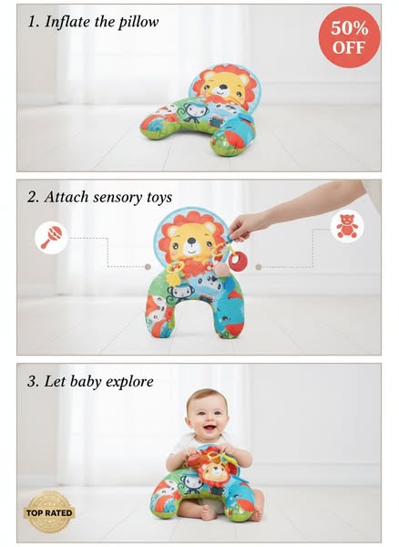 Baby Tummy Time Play Mat