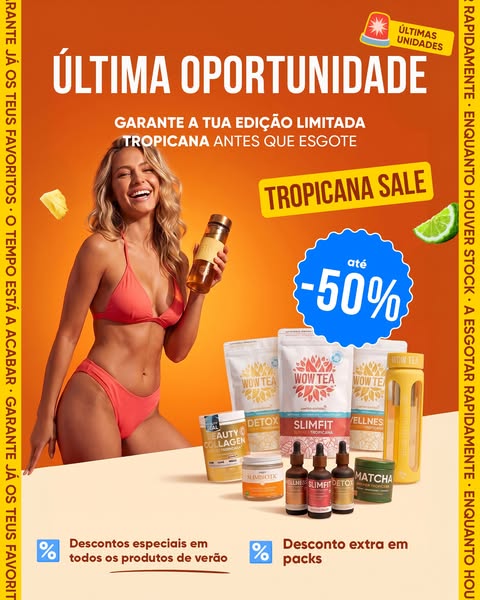 Anúncio de WOW TEA Portugal