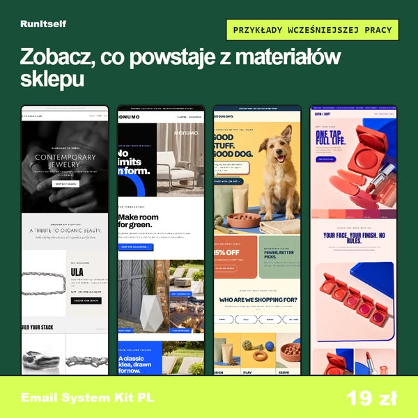 Materiały sklepu gotowe maile