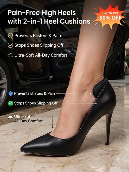 Anti-slip Heel Liners