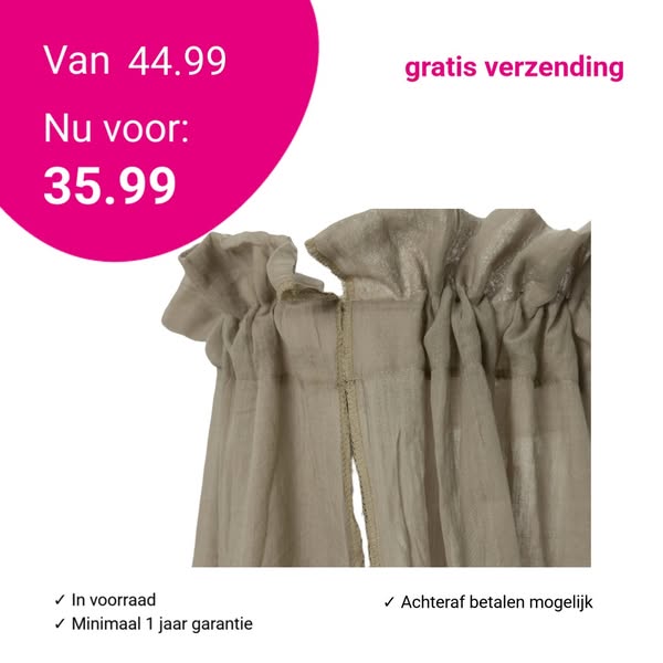 Klamboe Jollein Vintage Olive Green