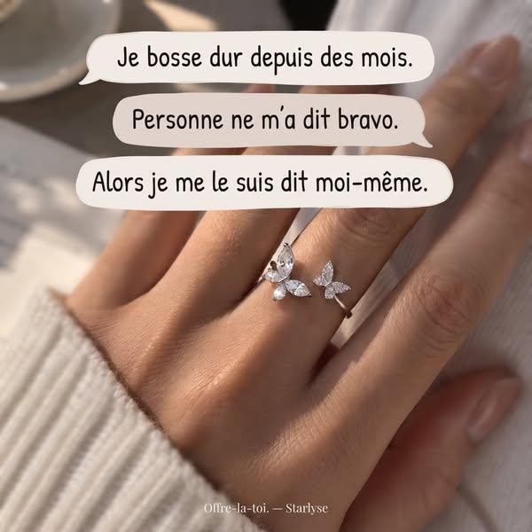 Bague Papillon — Elle ne reste jamais en cage