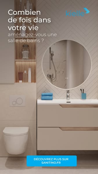 Salle de bains, espace de vie