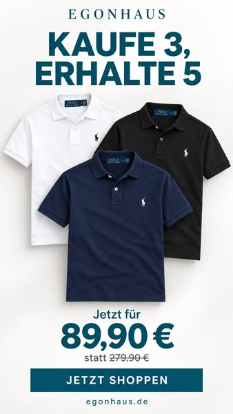5 Premium Polo – nur 89,90€
