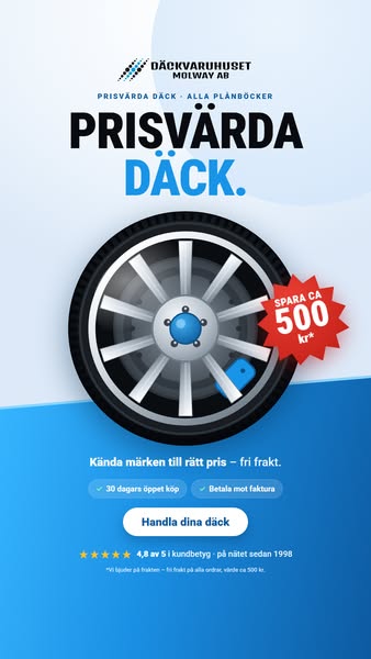 Frakten bjuder vi på