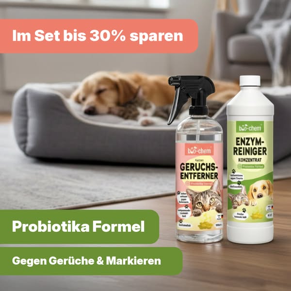 Enzymreiniger + Geruchsentferner - gegen Urin- & Tiergeruch