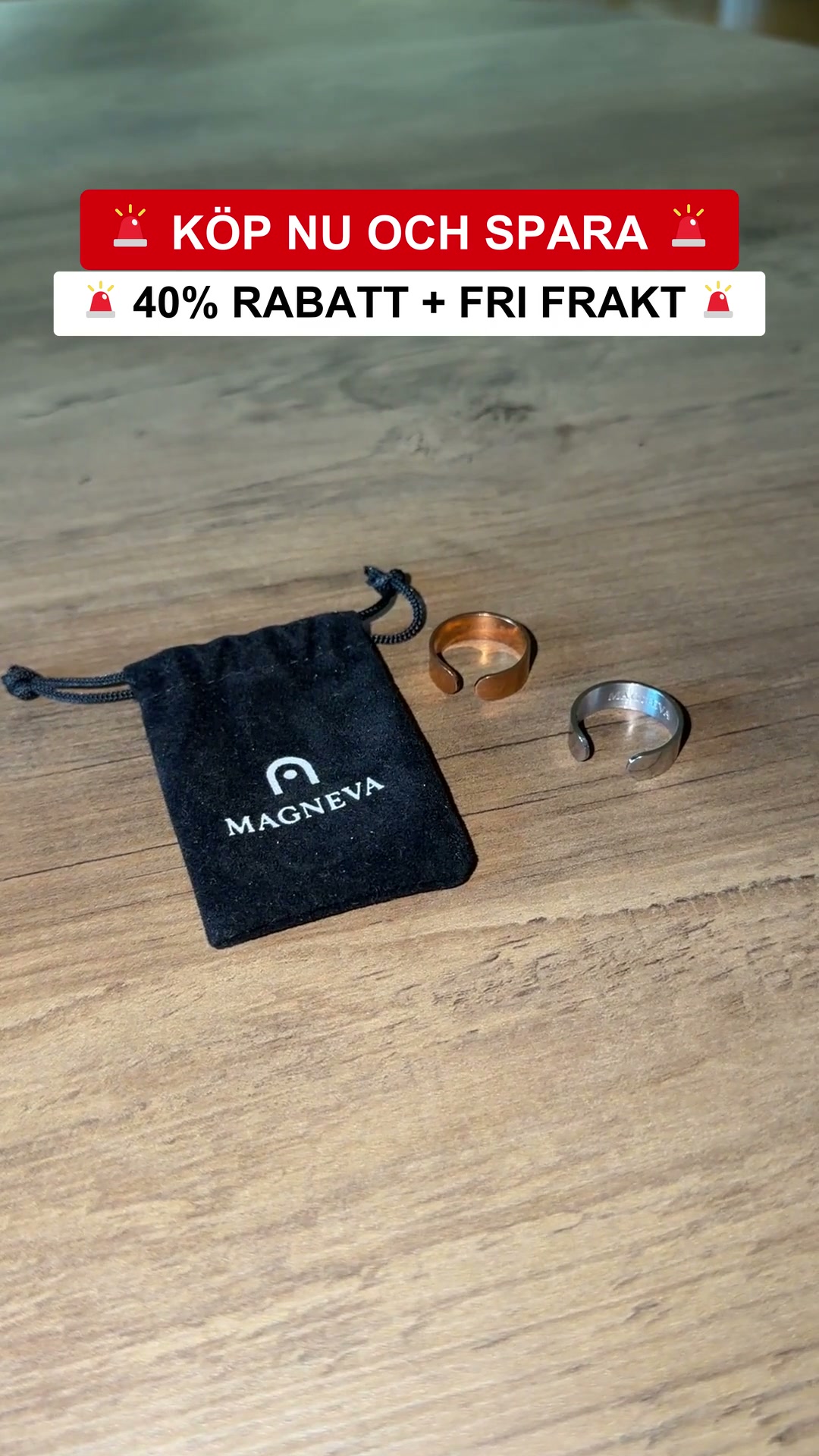 40 % rabatt + fri frakt idag