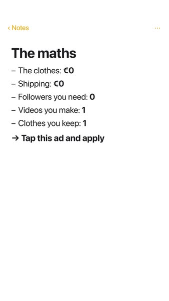 Get free clothes from Boom Butik