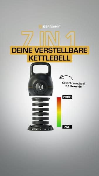 7-in-1: Effektives Ganzkörpertraining mit nur einer Kettlebell