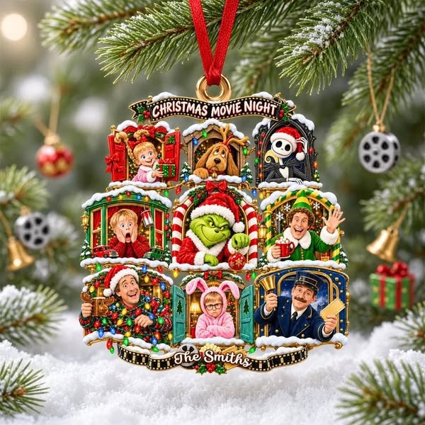 Christmas TV Series Ornament - Personalized Gifts For Christmas Orname - Draconer