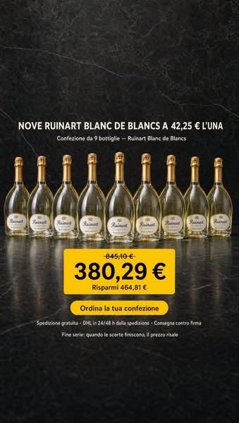 Nove Ruinart Blanc de Blancs a 42,25 € l'una