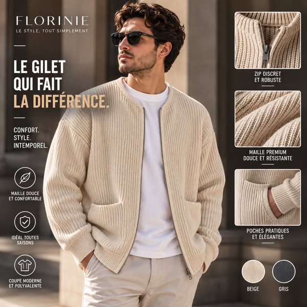 Livraison Gratuite - un seul cardigan, plusieurs styles