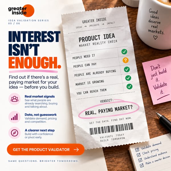 Is there actually a market for your idea?