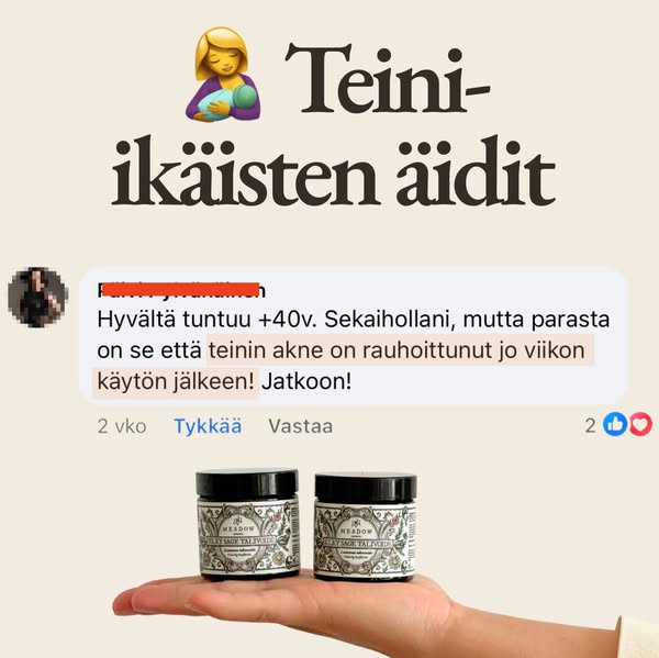Vaihtoehto kuivattaville aknepesuille