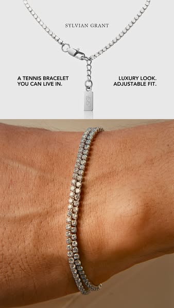 Minimal Tennis Bracelet