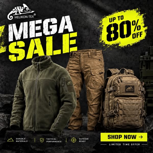 Helikon-Tex Up to 80% OFF selected products.