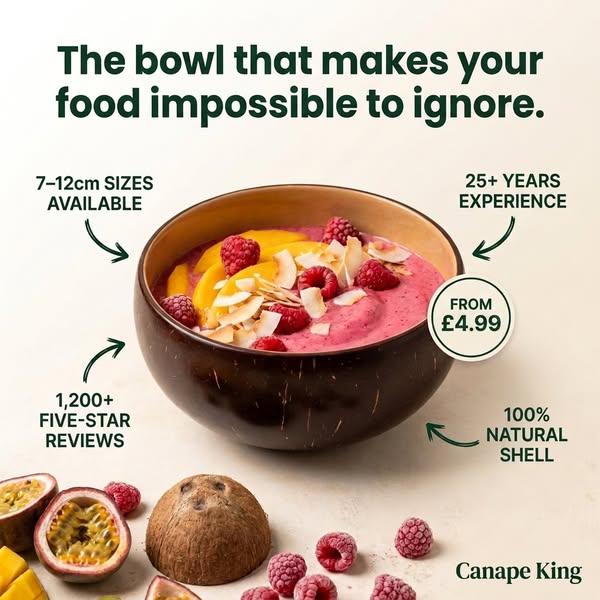 Coconut bowls from £4.99