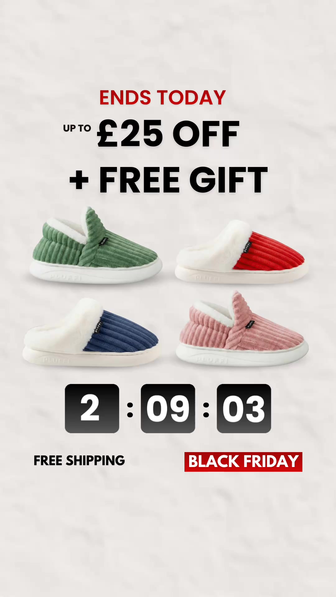 £25 OFF + FREE GIFT