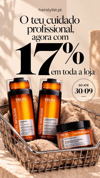 Nutrição profissional para o teu cabelo — 17% até 30/09