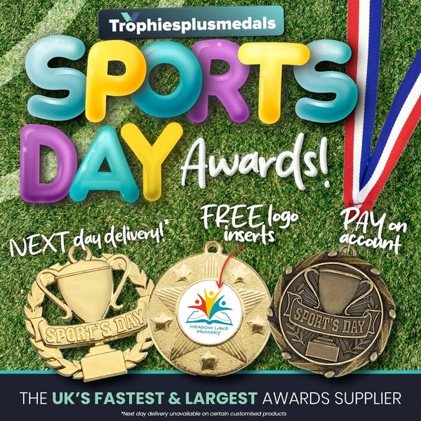 Sports Day Trophies & Medals Next Day Delivery!