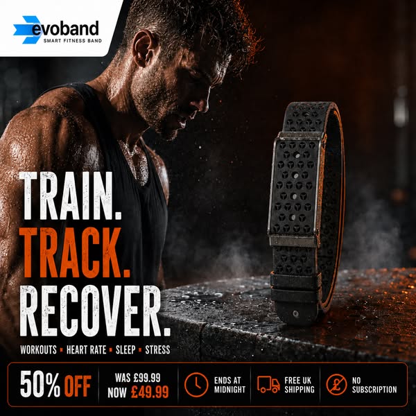 Evoband Health and Fitness Tracker