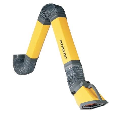 Afzuigventilator met ultraflexibele arm
