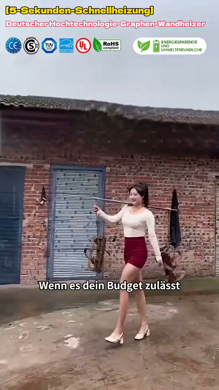 ：Waben‑Graphen‑Kohlenstoffkristall‑Wandheizung – platzsparende Zusatzheizung für die Wand
