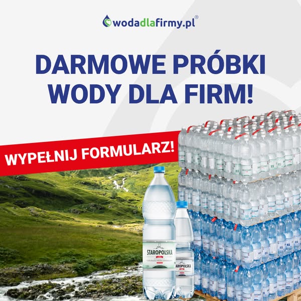 Odbierz darmowe próbki wody dla firm