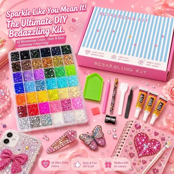 DIY Nail Flatback Rhinestones