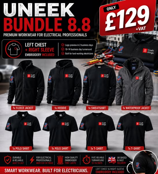NAPIT Workwear Bundle | £129 + VAT