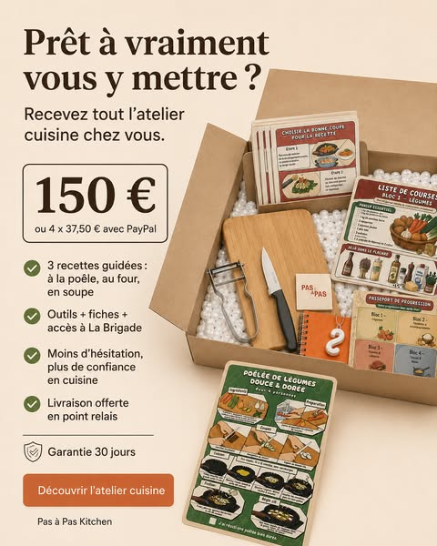 Soyez enfin fier de ce que vous cuisinez.