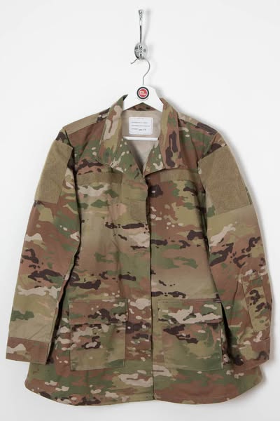 US Military Camo Combat Jacket (M) Unbranded Vintage
