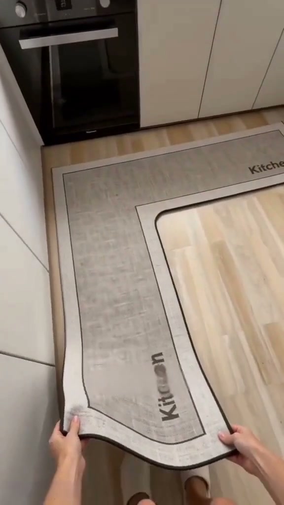 Tappeto da cucina antiscivolo ad asciugatura rapida a forma di L Sconto 50% !