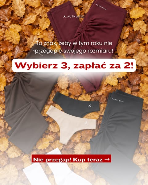 Oferta kończy się o północy: 2+1 GRATIS
